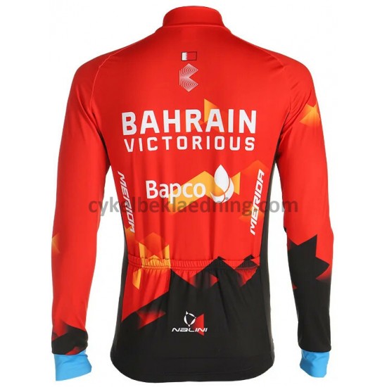 Cykeltrøje Langærmet 2021 Team Bahrain Victorious M001