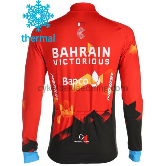 Cykeltrøje Vinter 2021 Team Bahrain Victorious M001