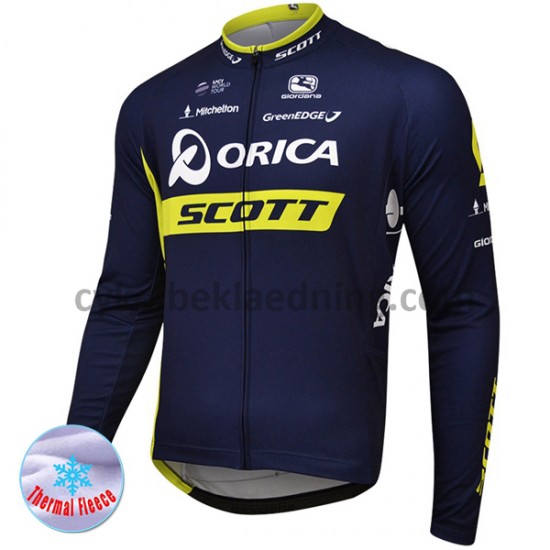 Cykeltrøje Vinter 2017 Orica-Scott M001