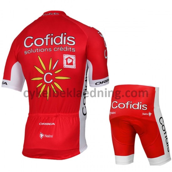 Cykeltøj Sæt Korte 2017 Cofidis Pro Team Børn M001