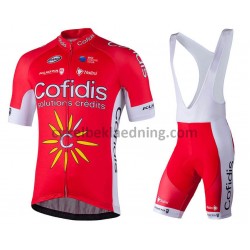 Bib Cykeltøj Sæt Korte 2018 Cofidis Pro Team M001