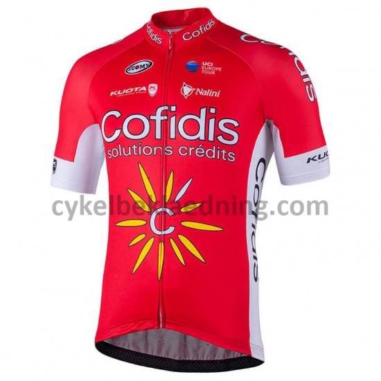 Cykeltrøje Kortærmet 2018 Cofidis Pro Team M001