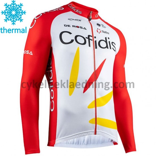 Cykeltrøje Vinter 2020 Cofidis Pro Team M001