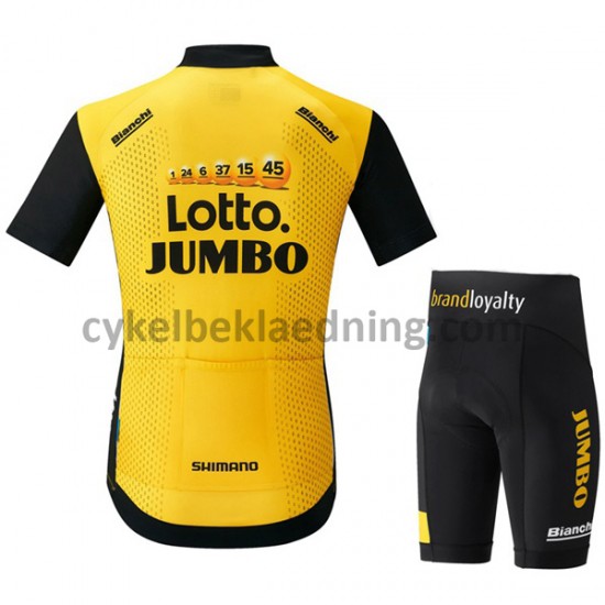Cykeltøj Sæt Korte 2018 LottoNL-Jumbo M001