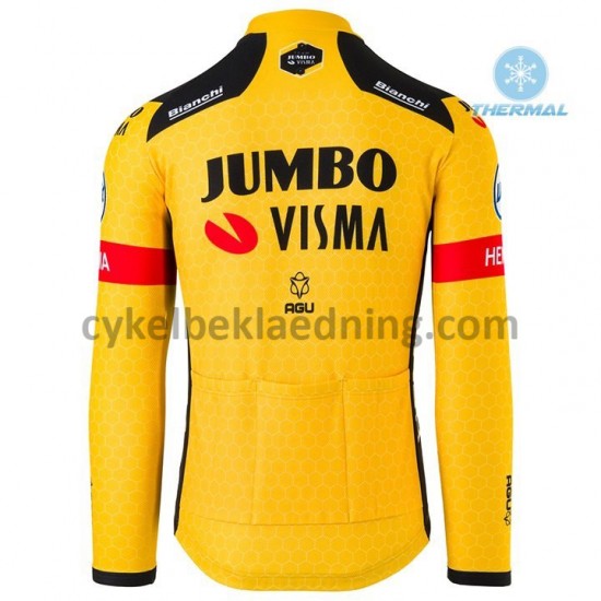 Bib Cykeltøj Sæt Vinter 2020 Team Jumbo-Visma M001