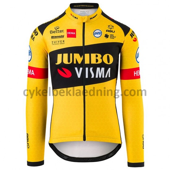 Cykeltrøje Langærmet 2020 Team Jumbo-Visma M001