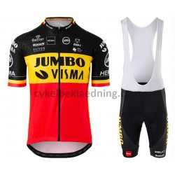Bib Cykeltøj Sæt Korte 2020 Team Jumbo-Visma M002