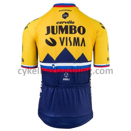 Bib Cykeltøj Sæt Korte 2021 Team Jumbo-Visma M002