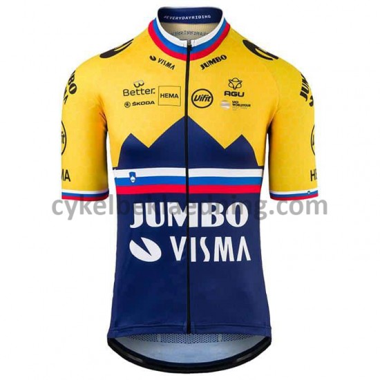Cykeltrøje Kortærmet 2021 Team Jumbo-Visma M002