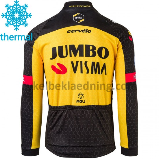 Cykeltrøje Vinter 2021 Team Jumbo-Visma M005
