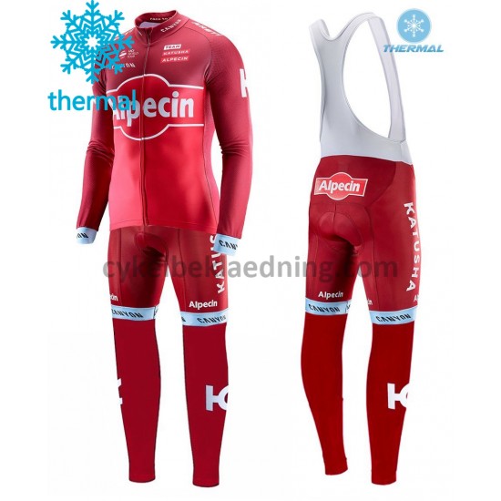 Bib Cykeltøj Sæt Vinter 2017 Team Katusha-Alpecin M001