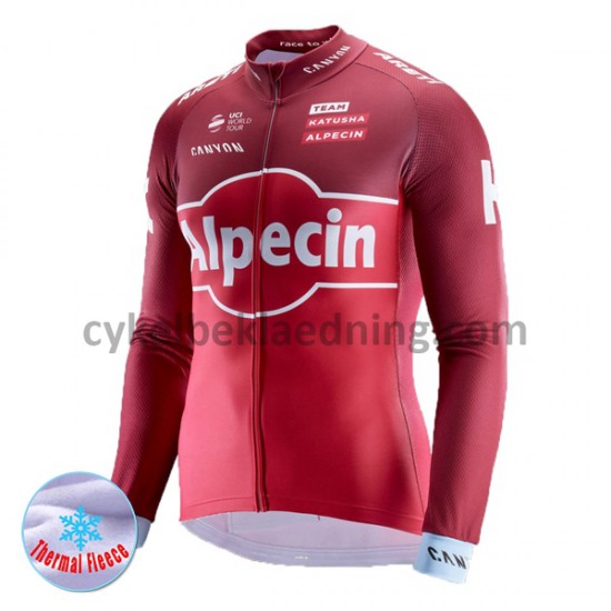 Cykeltrøje Vinter 2017 Team Katusha-Alpecin M001