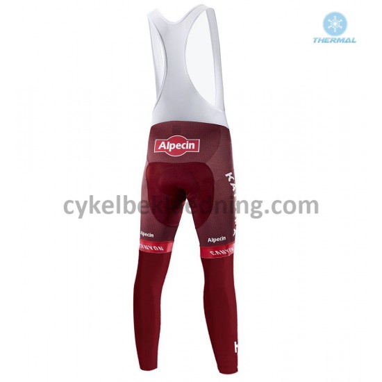 Bib Lange Cykelbukser Vinter 2018 Team Katusha Alpecin M001