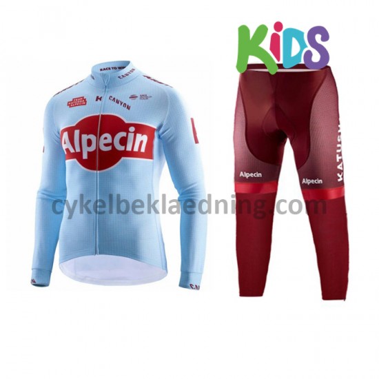 Cykeltøj Sæt Lange 2019 Team Katusha Alpecin Børn M001