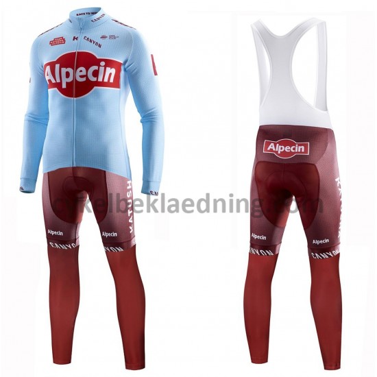 Bib Cykeltøj Sæt Lange 2019 Team Katusha Alpecin M001