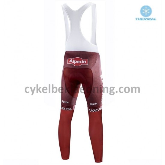 Bib Lange Cykelbukser Vinter 2019 Team Katusha Alpecin M001