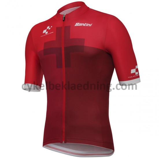 Bib Cykeltøj Sæt Korte 2018 Tour de Suisse M003