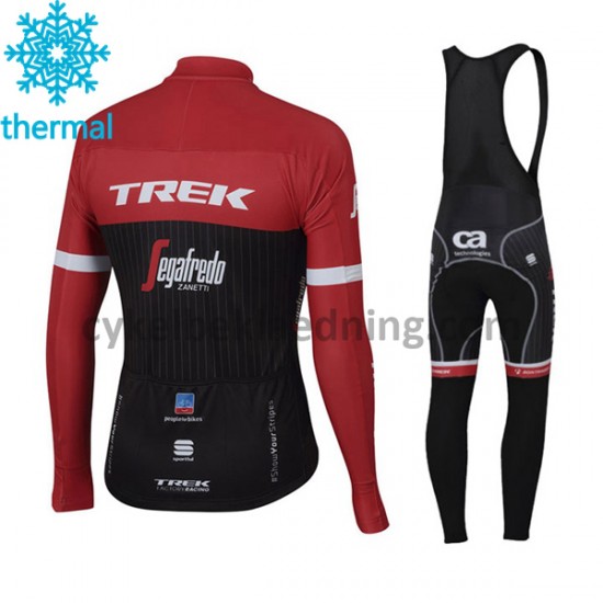 Bib Cykeltøj Sæt Vinter 2017 Trek-Segafredo M001
