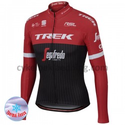 Cykeltrøje Vinter 2017 Trek-Segafredo M001