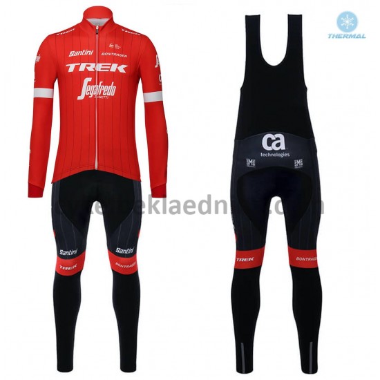 Bib Cykeltøj Sæt Vinter 2018 Trek-Segafredo M001