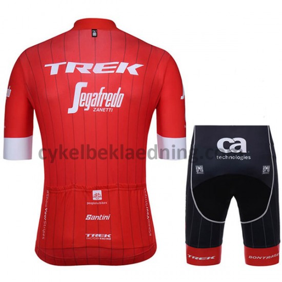 Cykeltøj Sæt Korte 2018 Trek-Segafredo M001