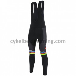 Bib Lange Cykelbukser 2020 Trek-Segafredo UCI World Champion M001