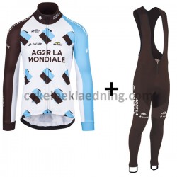 Bib Cykeltøj Sæt Lange 2017 AG2R La Mondiale Dame M001
