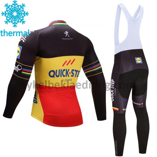 Bib Cykeltøj Sæt Vinter 2017 Quick-Step Floors Dame M002