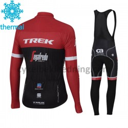 Bib Cykeltøj Sæt Vinter 2017 Trek-Segafredo Dame M001