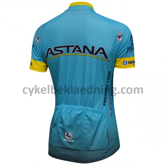 Cykeltrøje Kortærmet 2018 Astana Pro Team Dame M001