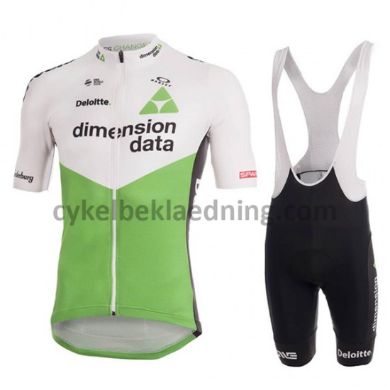 Bib Cykeltøj Sæt Korte 2018 Dimension Data Dame M001