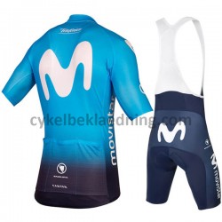 Bib Cykeltøj Sæt Korte 2018 Movistar Team Dame M001