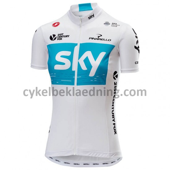 Cykeltrøje Kortærmet 2018 Team Sky Dame M001