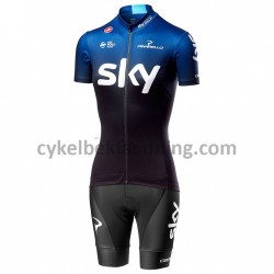 Cykeltøj Sæt Korte 2019 Team Sky Dame M001