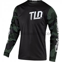 Cykeltrøje Langærmet 2020 Troy Lee Designs GP Camo M002