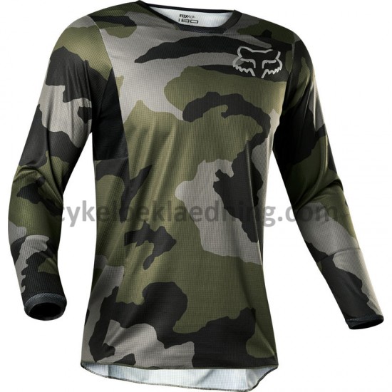 Cykeltrøje Langærmet 2020 Fox Racing 180 Przm Camo SE M001