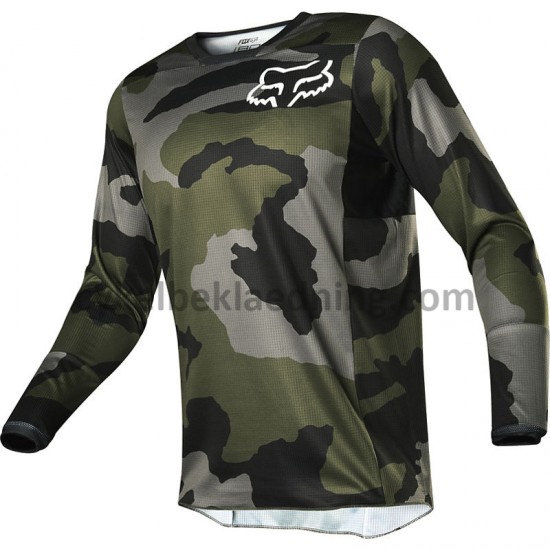 Cykeltrøje Langærmet 2020 Fox Racing 180 Przm Camo SE M001